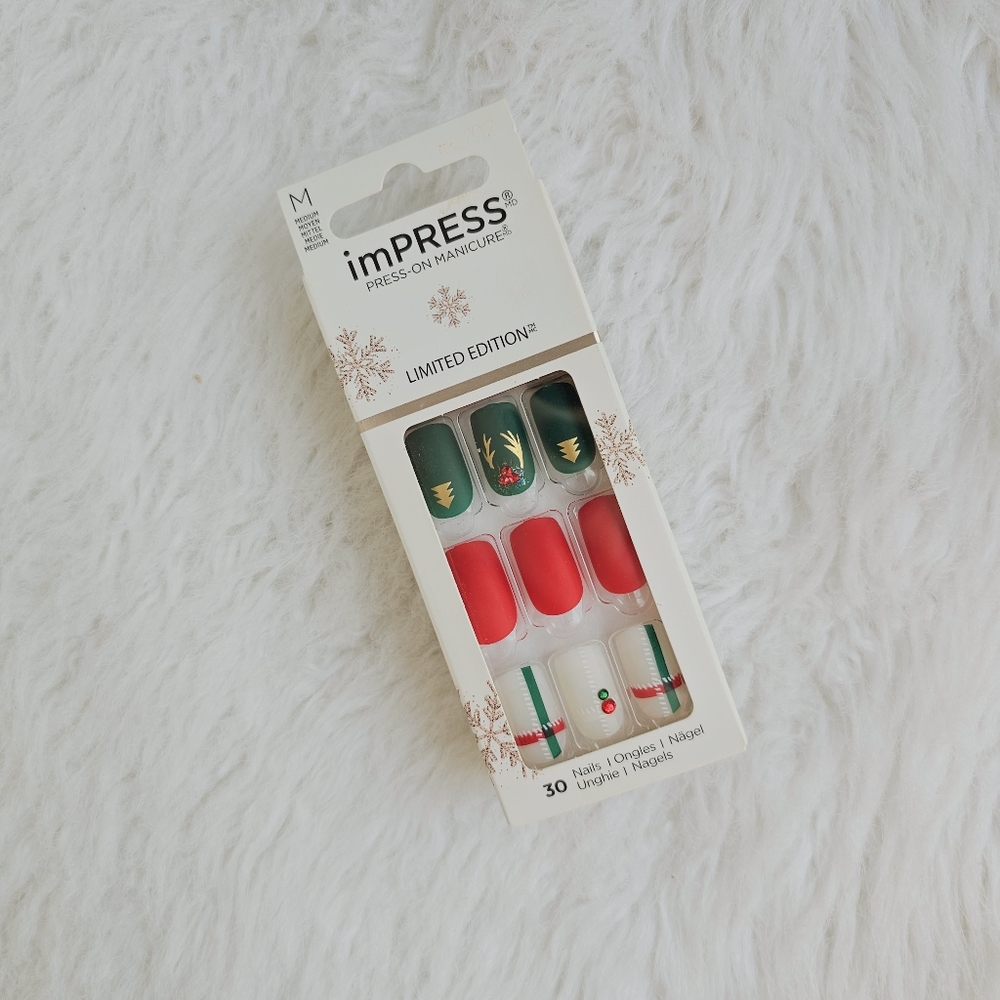NIB Limited Edition imPRESS Holiday Press-On Nails | Gift 4 You